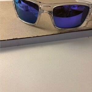 Oakley Blue and Clear Sunglasses